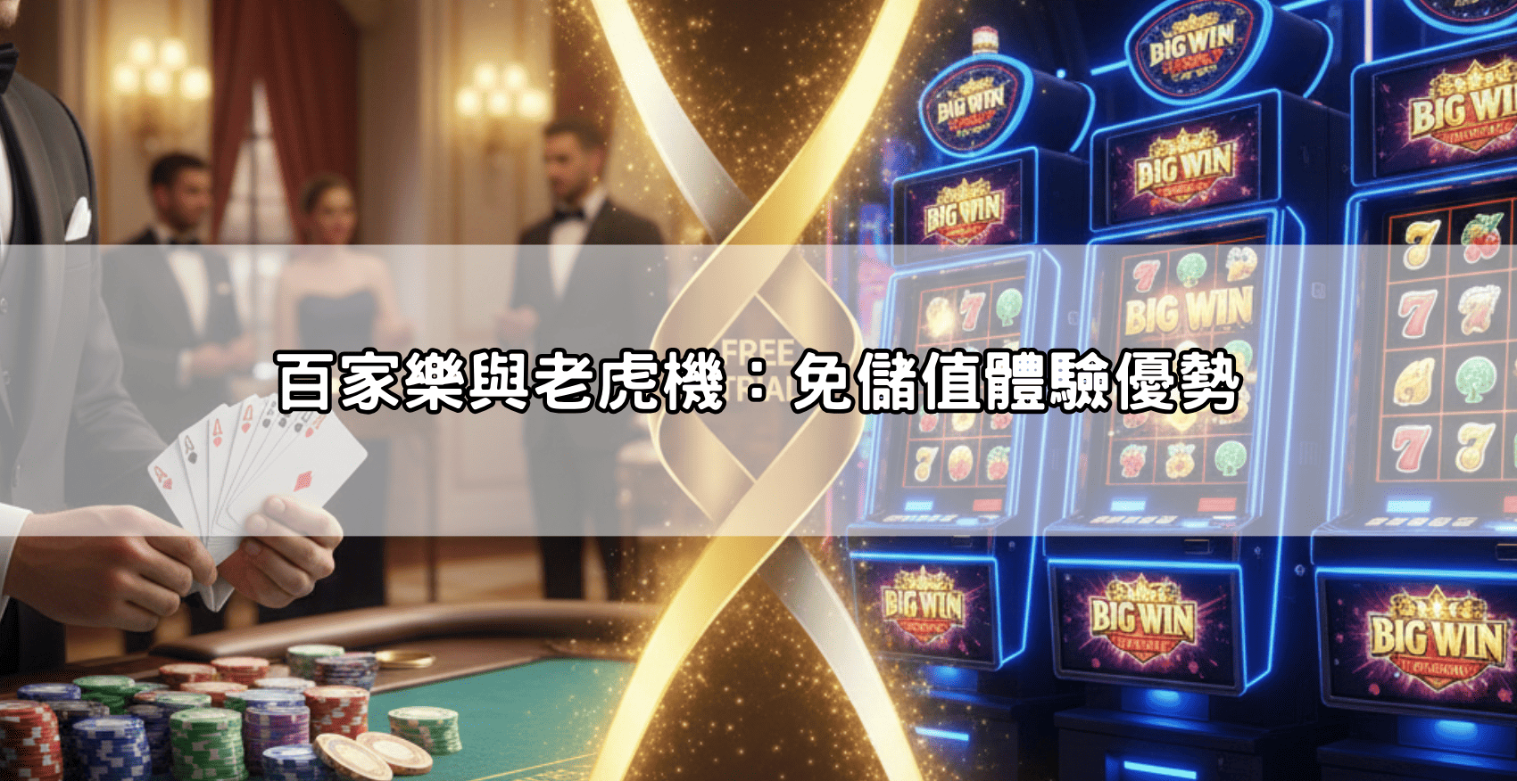 百家樂與老虎機：免儲值體驗優勢